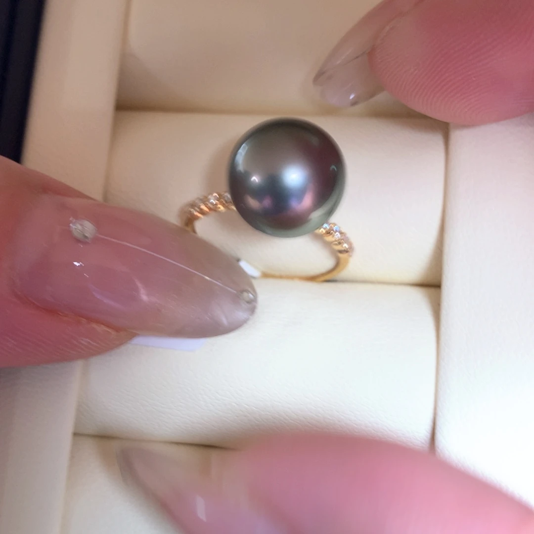 未镶嵌戒指海水珍珠