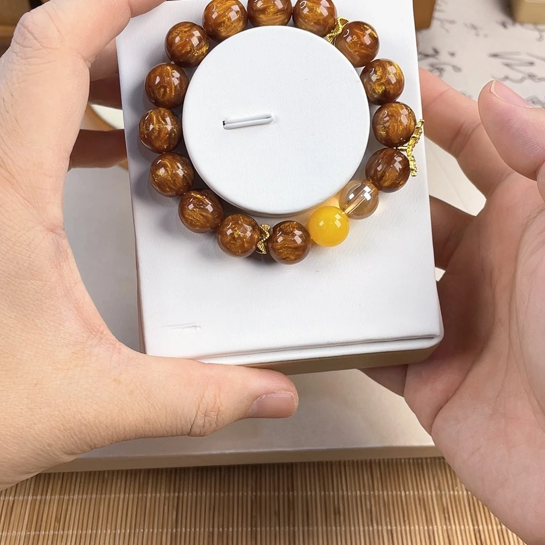 石英质玉手饰银S925镀金镶嵌