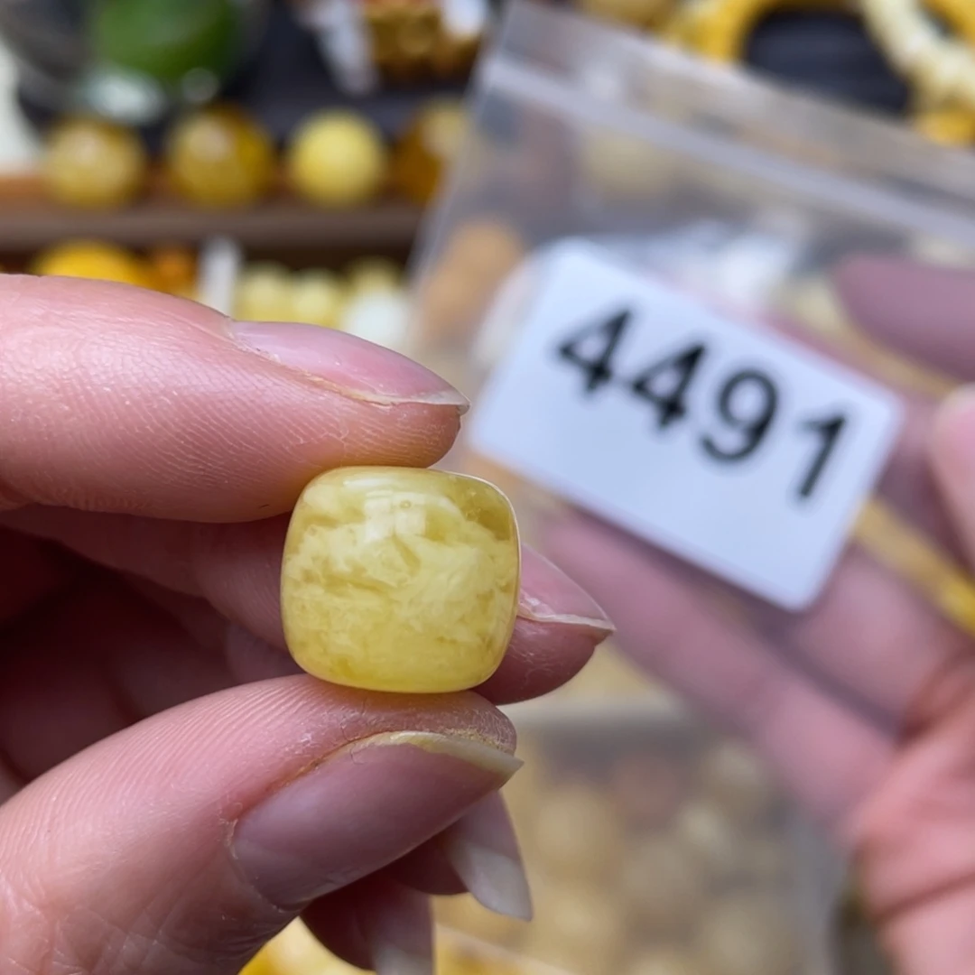 蜜蜡珠宝奇石未镶嵌粉➕皮13