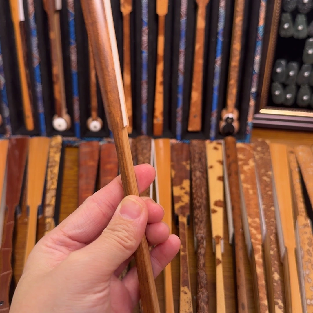 香***啊扇子兵哥扇艺斑竹折扇