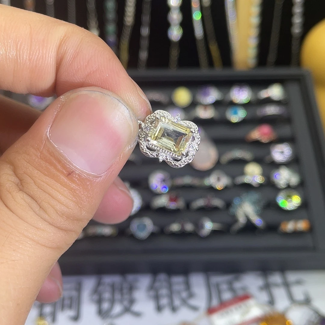 紫晶珠宝半成品未镶嵌