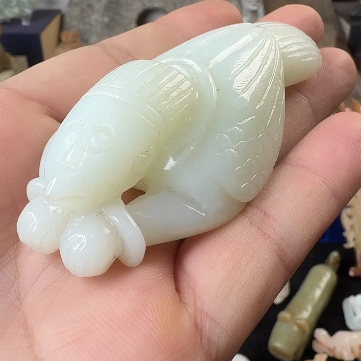 和田玉（糖玉）未镶嵌挂件和田把件摆件佩戴