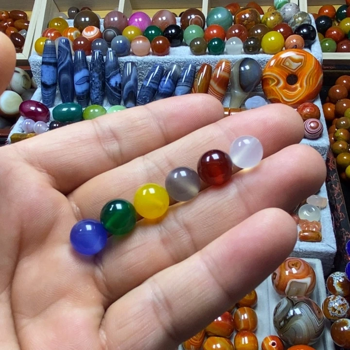 玛瑙/玉髓未镶嵌玛瑙6颗卡10