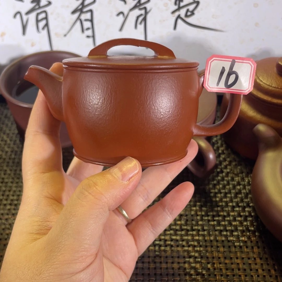 茶壶紫砂汉瓦微瑕全手