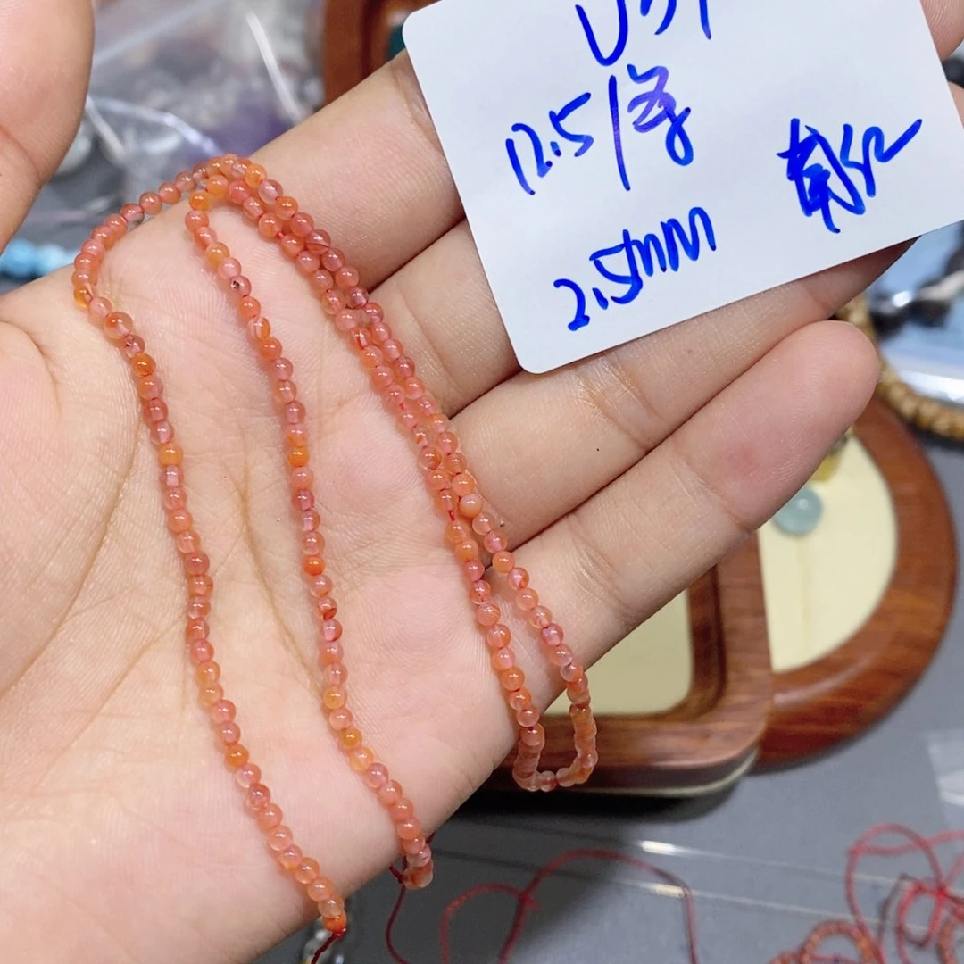 南红玛瑙合金颈饰U592