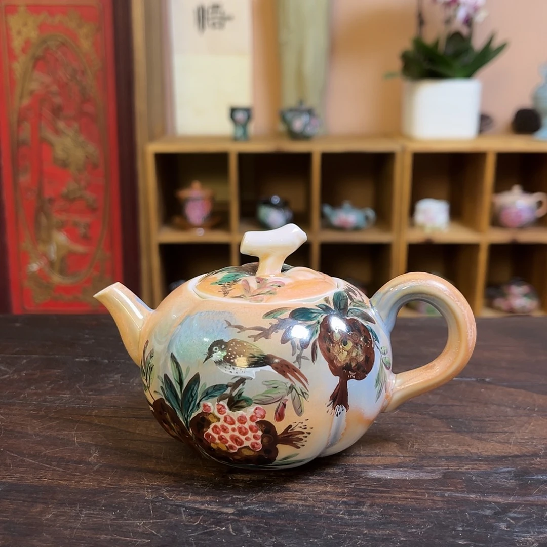 柴烧手工手绘陶瓷