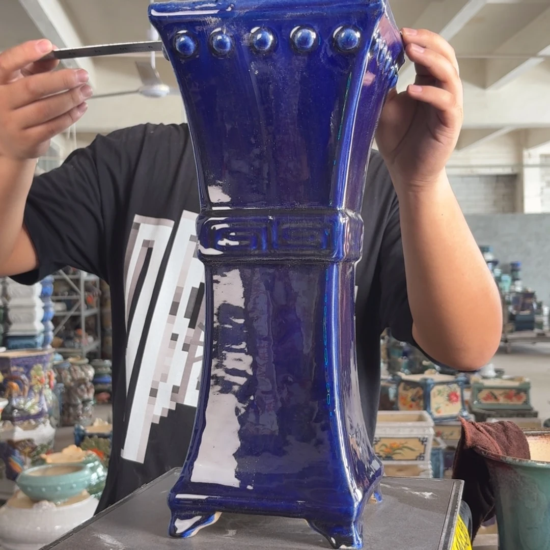 。一风堂石湾花盆 内15*38