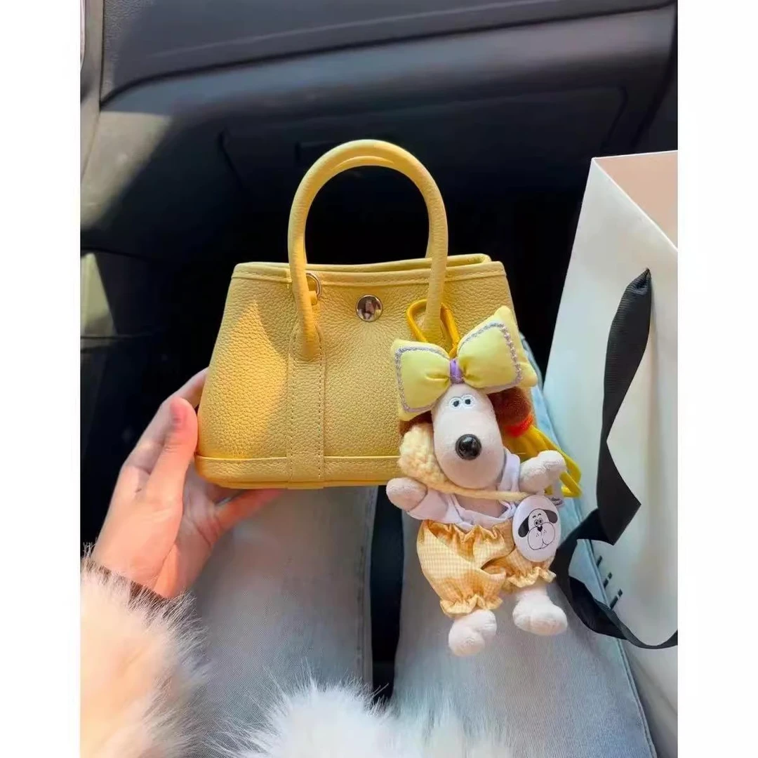 专柜品牌包包女式2025新款韩系列花园包PU迷你斜挎包女手提单肩包