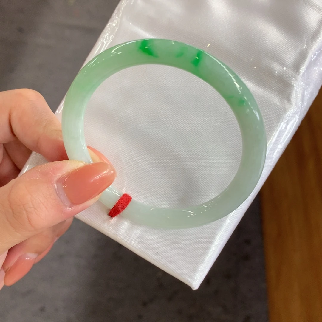 翡翠未镶嵌手镯天然Ａ货翡翠55/56