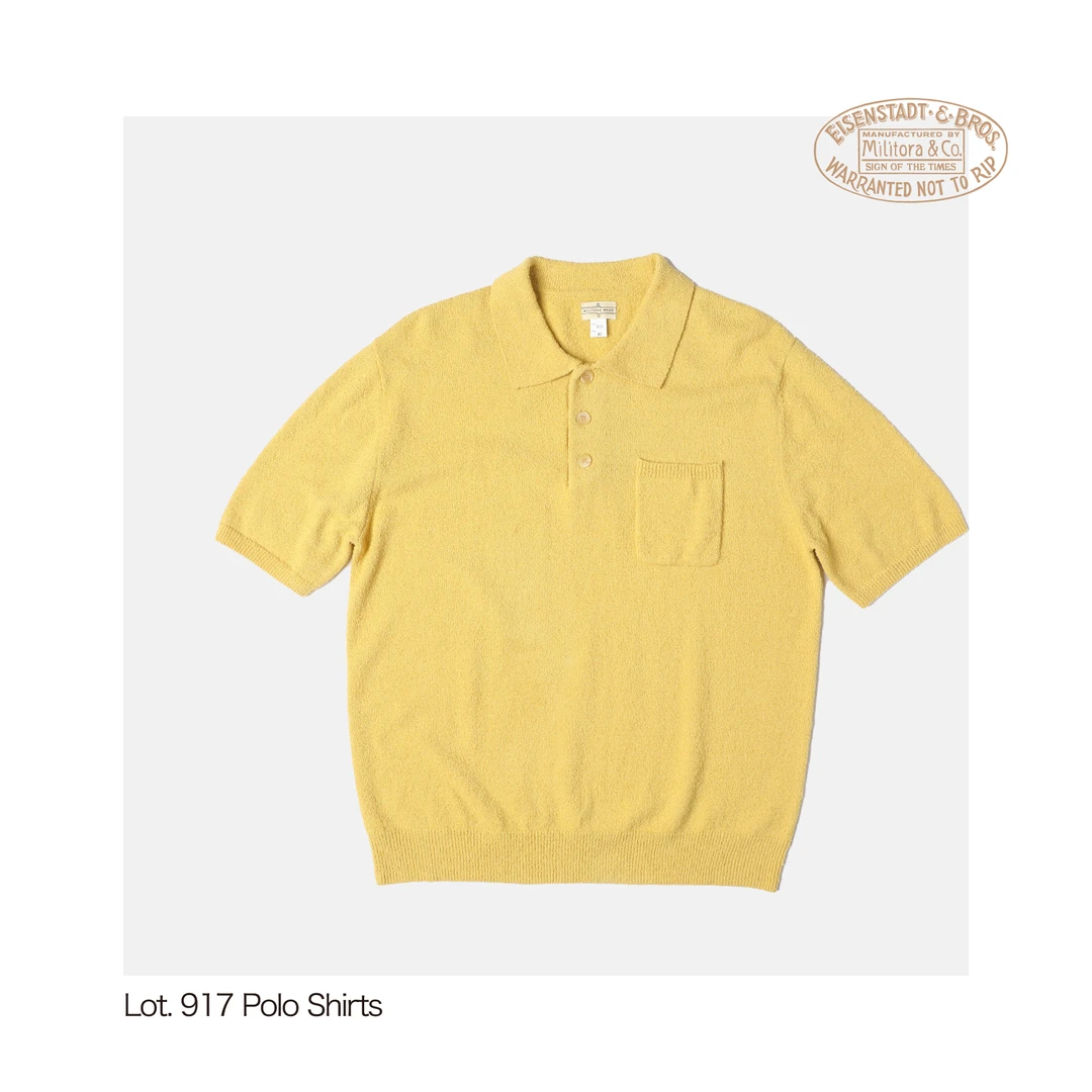 MILITORA917针织圈圈纱polo衫