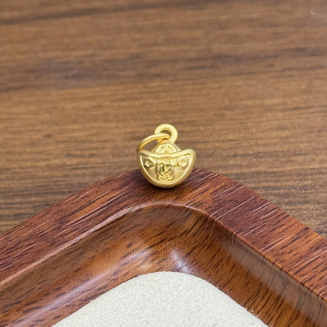 水贝黄金足金999财字元宝提溜DP2229