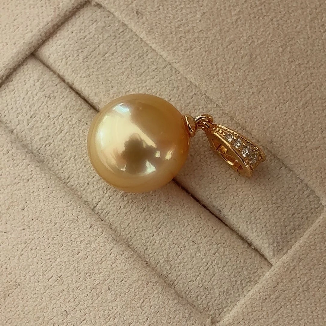 海水珍珠颈饰银S925镶嵌