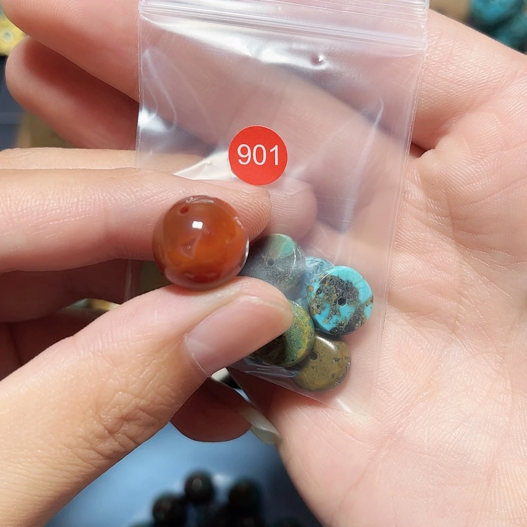 大***啊未镶嵌圆珠桶珠老型手串！！玛瑙/玉髓
