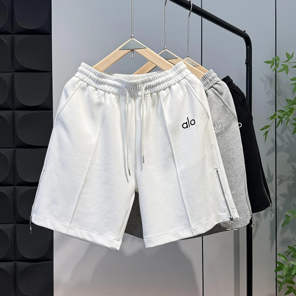 夏季时尚韩版休闲潮流薄款男士短裤ins风纯色宽松百搭五分裤子