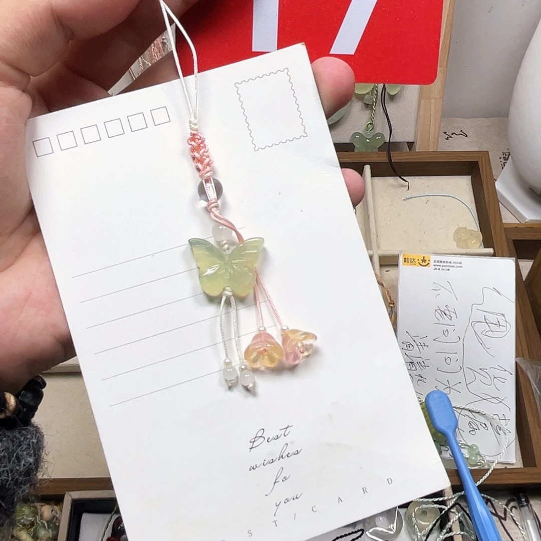 蛇纹石玉合金颈饰