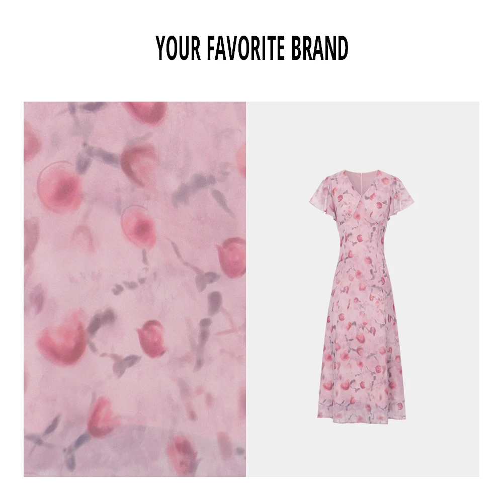 【桃之夭夭】长款连衣裙上新夏款气质时尚连衣裙 B2D245178