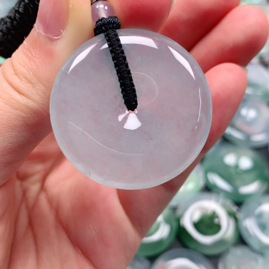 颈饰未镶嵌翡翠天然翡翠