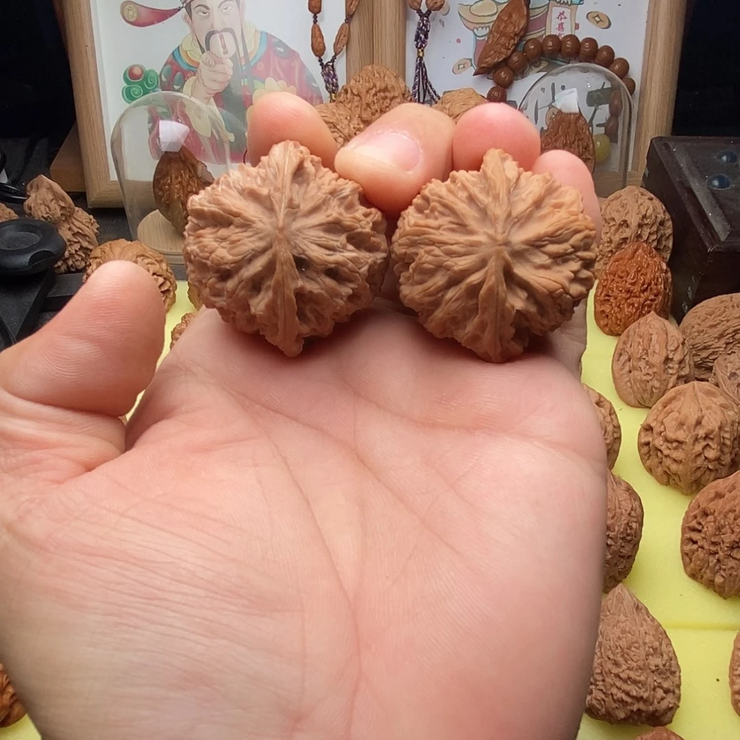 把件文玩核桃原桩苹果38➕放漏