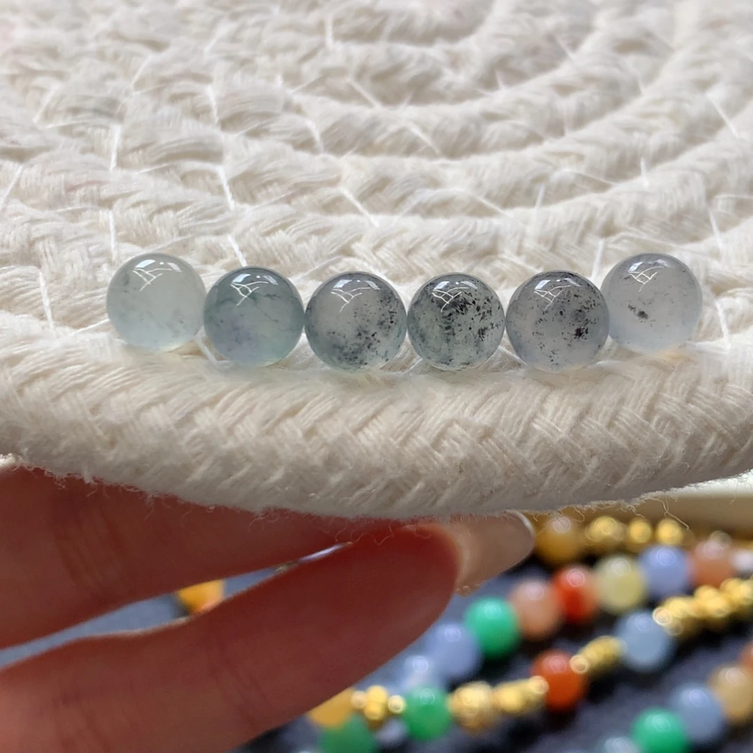 定制翡翠未镶嵌 毛货抛光定制 乌鸡 起冰起胶 单颗价 多样性发货