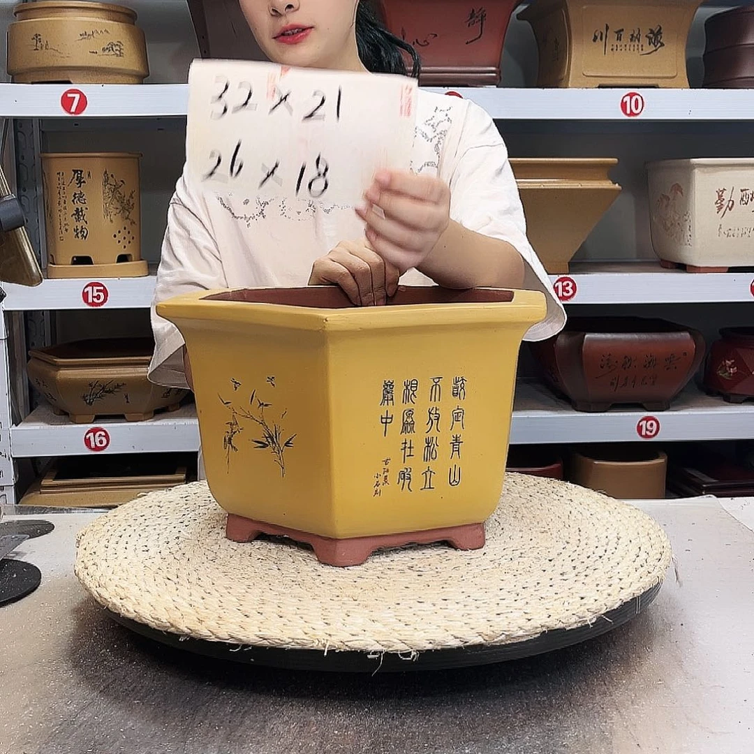 紫砂花盆紫砂花盆