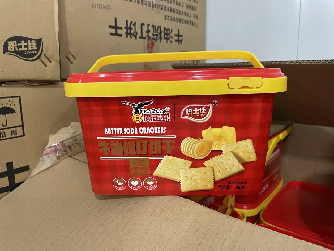 积世佳牛油梳打饼干580g