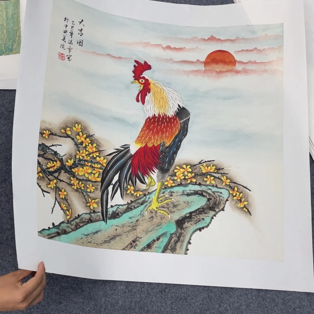 国画手绘国画欣赏一下