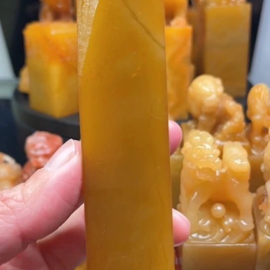 老挝石高**画质地細膩光滑篆刻写字刀感十足