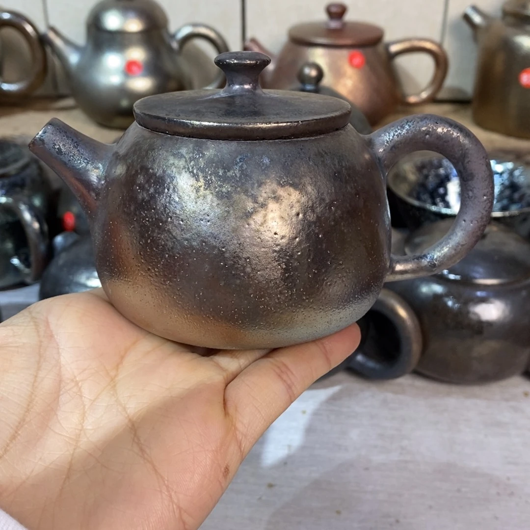 丝***哥云南建水紫陶柴烧壶