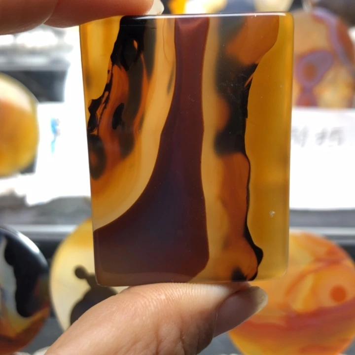 合金玛瑙/玉髓珠宝奇石9有瑕