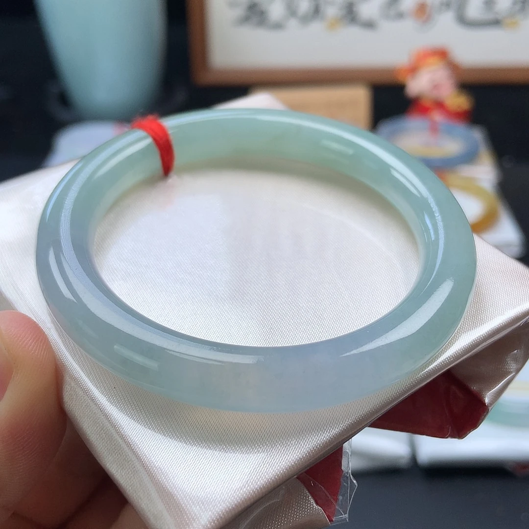 翡翠未镶嵌手镯21号