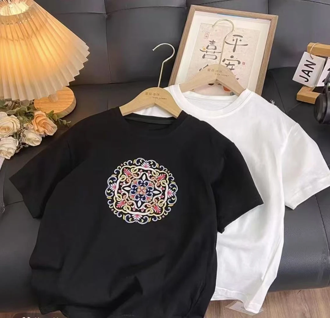 502729男童短袖T恤2025新款短袖超酷洋气韩版中大童休闲圆领半袖