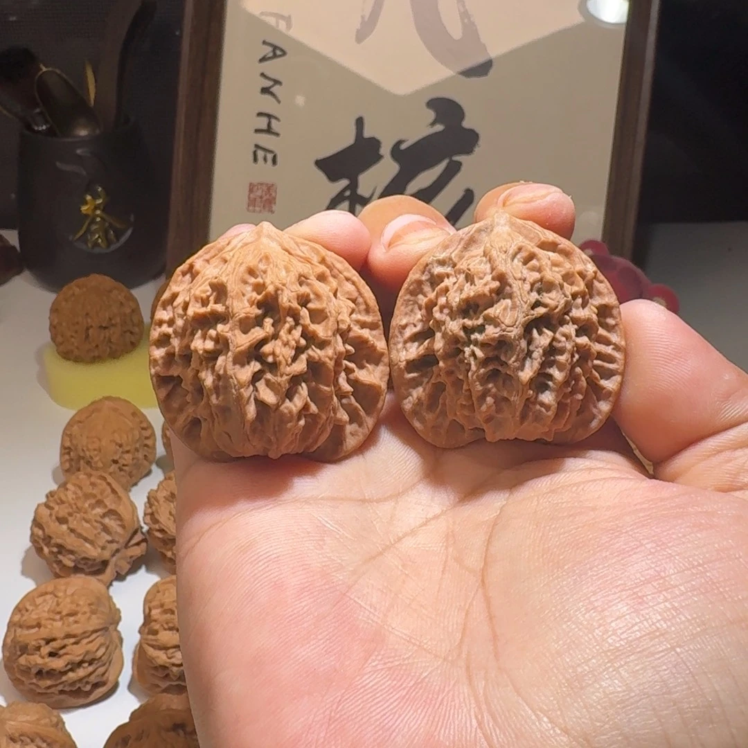 吊坠文玩核桃41尺寸老树盘龙纹