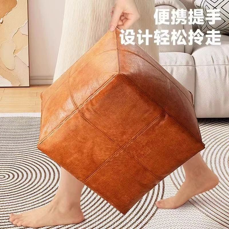 衣服被子收纳袋大容量防潮收纳凳懒人沙发装旧衣物皮墩轻奢储物凳