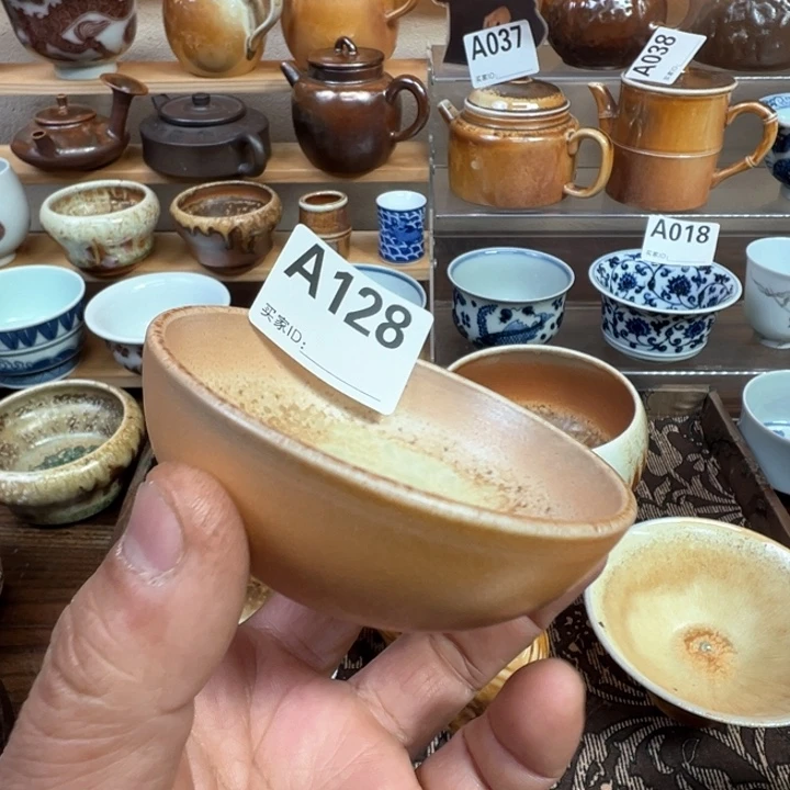 摆件128 景德镇手工柴烧茶器