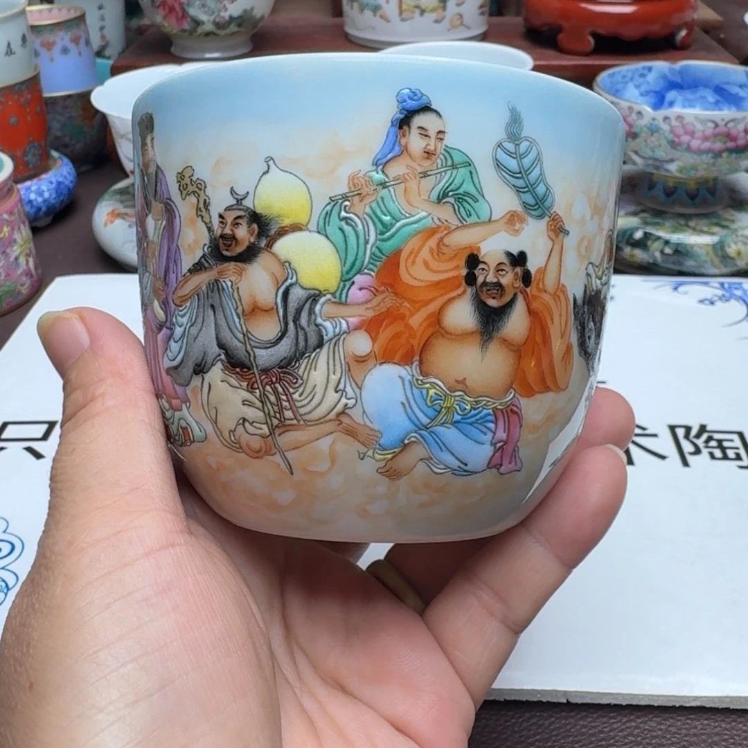 景德镇手工手绘展示