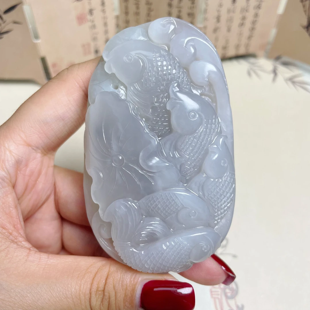 天然和田玉烟紫蓬荜生辉把件精致创意雕刻油润把件送朋友礼物