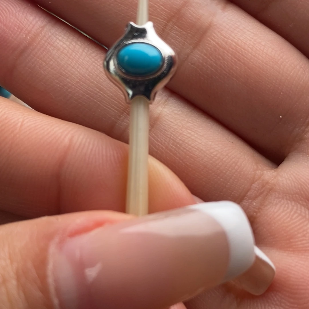 绿松石银S925镶嵌珠宝奇石