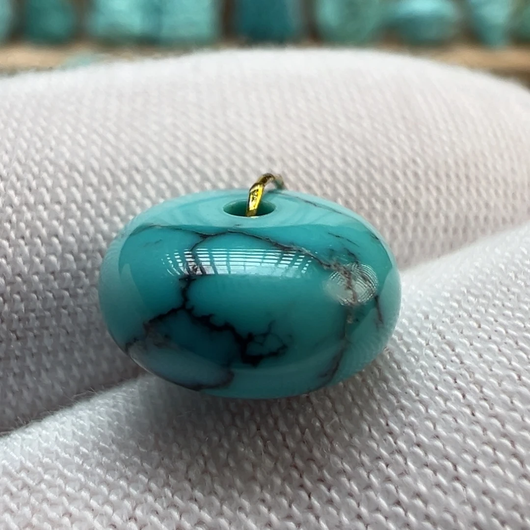 绿松石未镶嵌配饰10.2*5.5