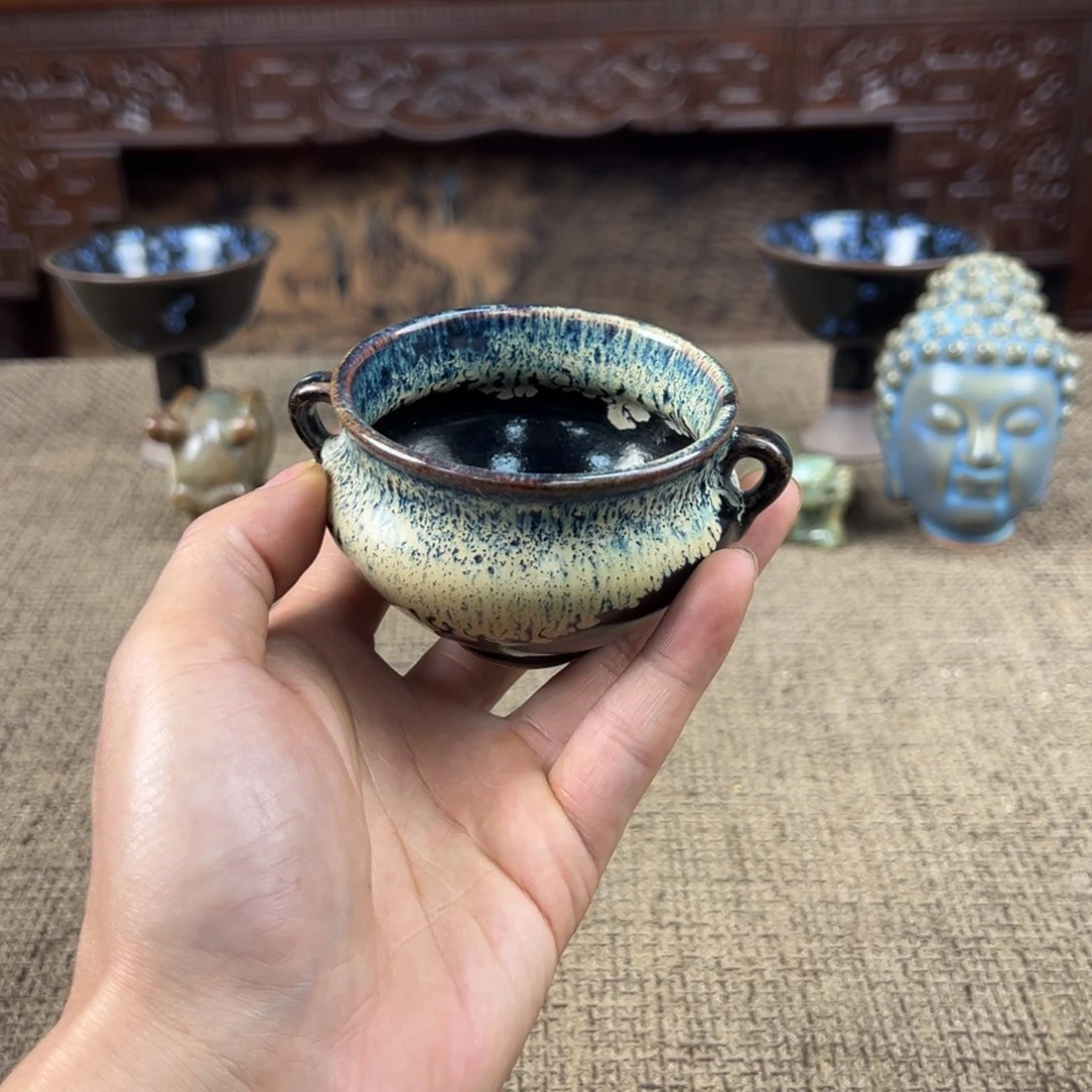 Lao窑瓷直播间开门货陶瓷艺术品正能量开门