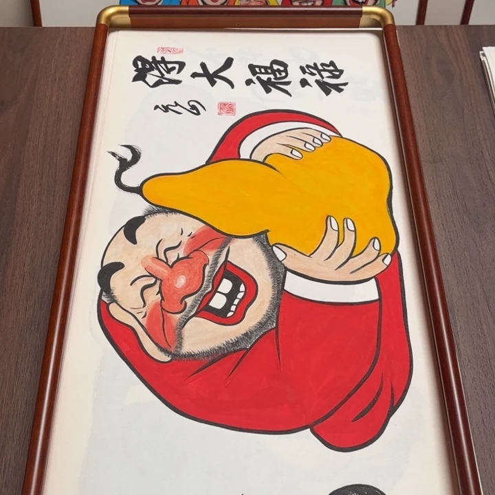国画纯手绘禅意画作品