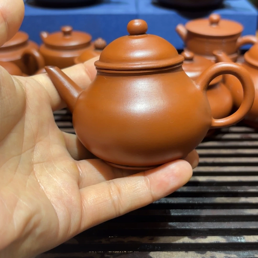 吴****茶壶紫砂朱泥芭乐 全手 80年代