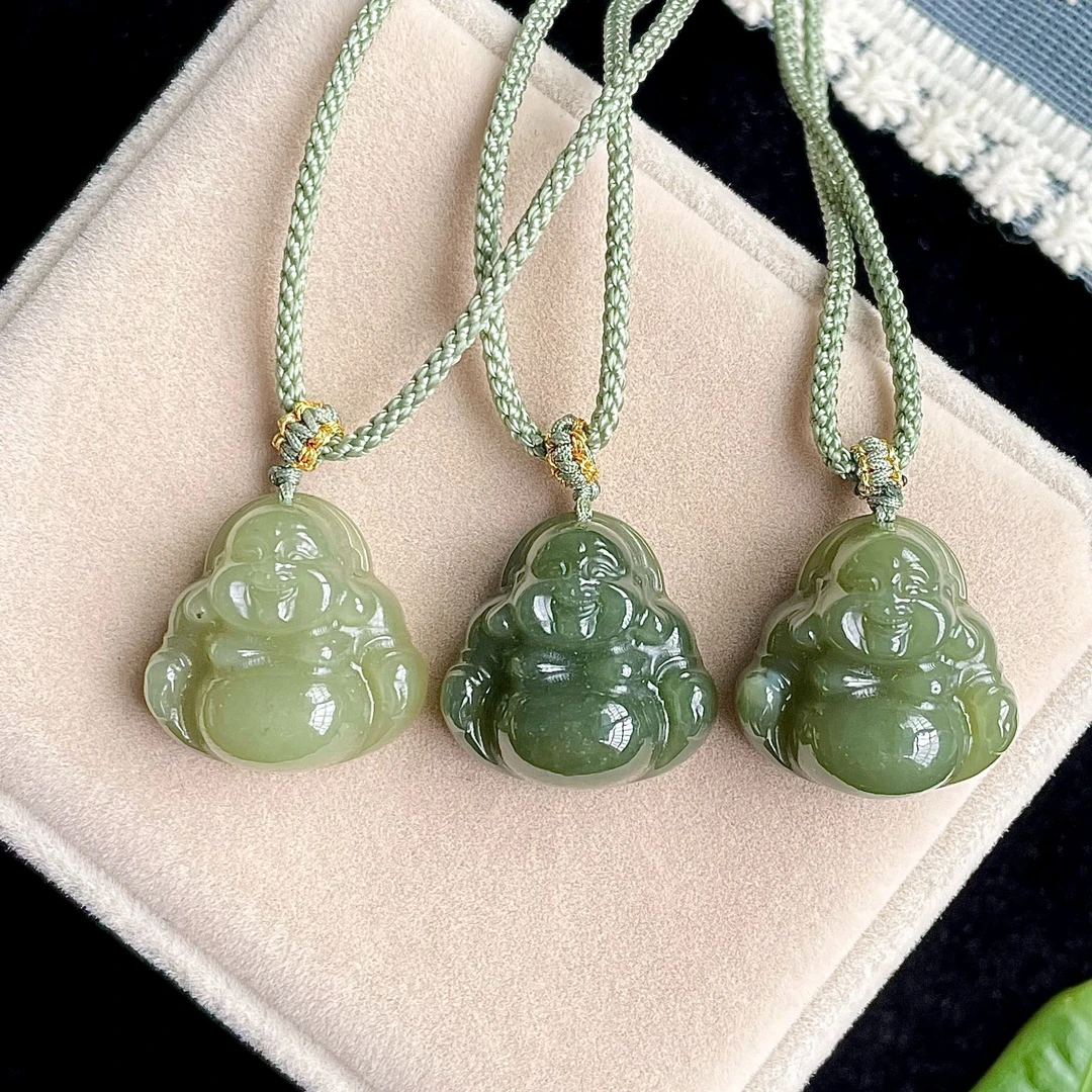 【柏娅专属】和田玉青黄口宝宝佛公吊坠（多样性发货 拍一发一）HH010