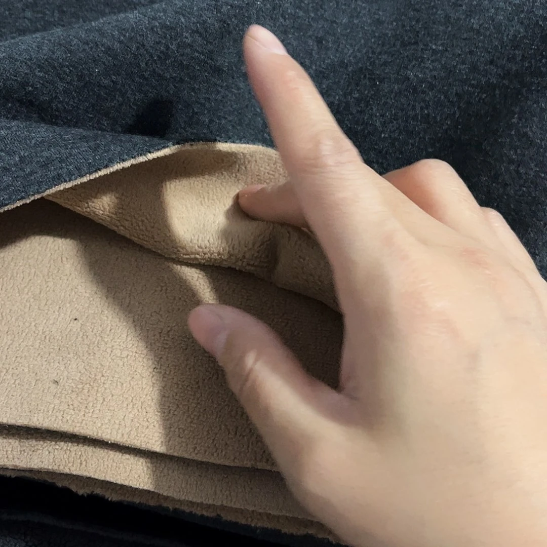 用***8深花灰色奥利绒1.8米长带螺纹