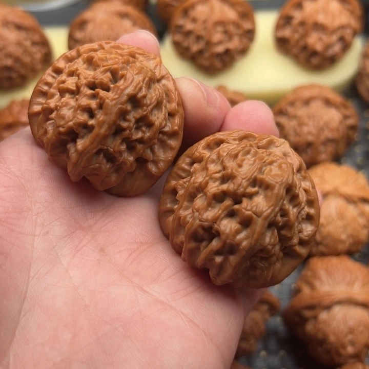 吊坠文玩核桃白狮子41全品