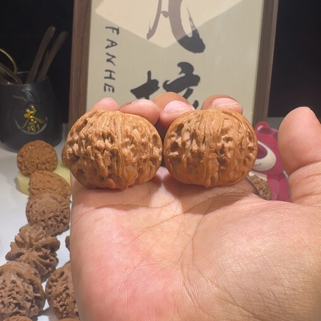 吊坠文玩核桃40尺寸磨盘狮子头