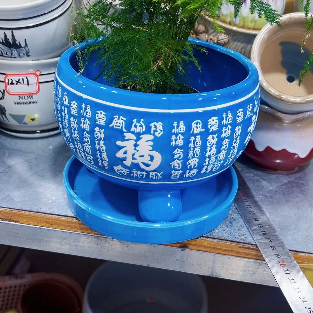 外贸尾单陶瓷花盆凑单10米包邮