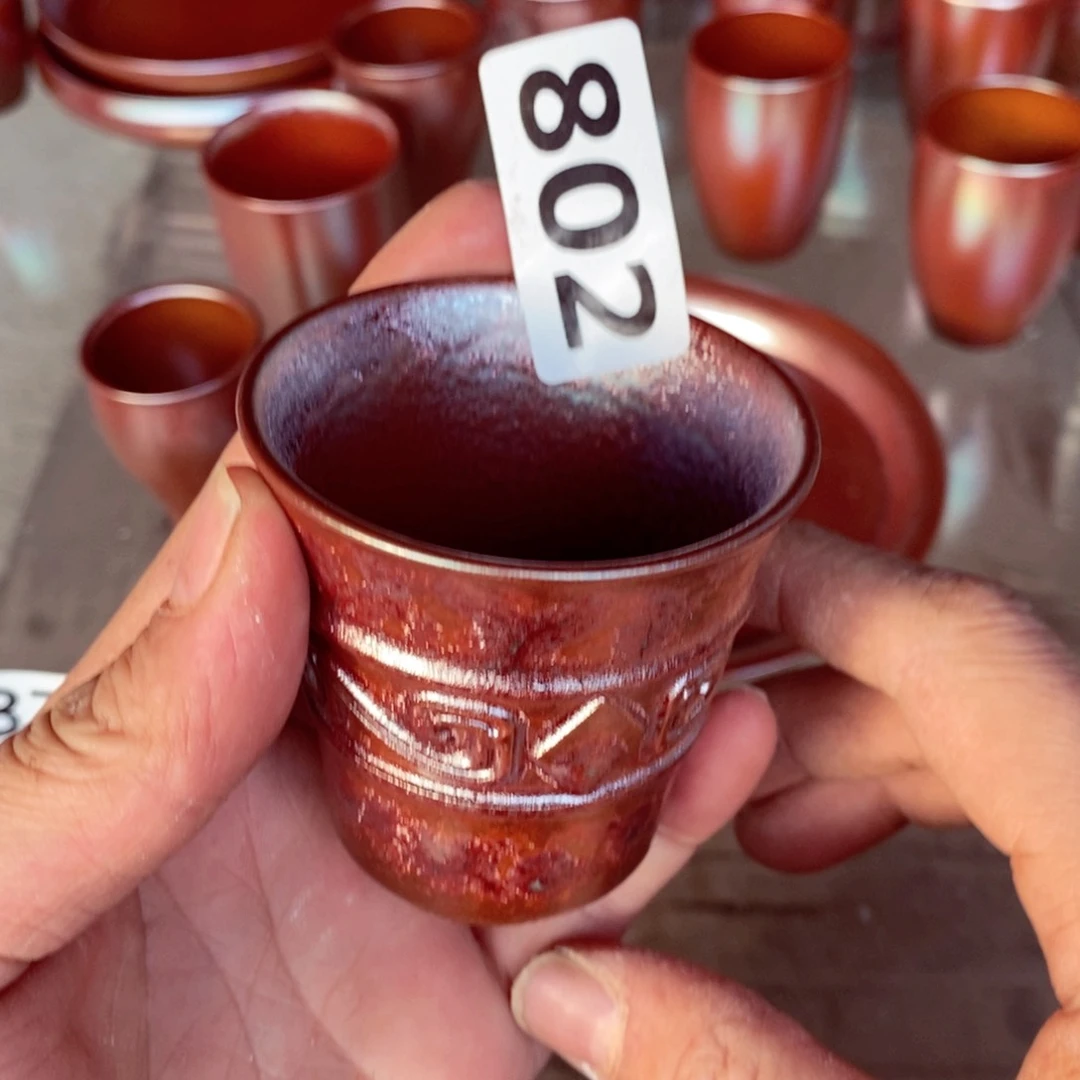 柴烧茶具陶瓷杯子