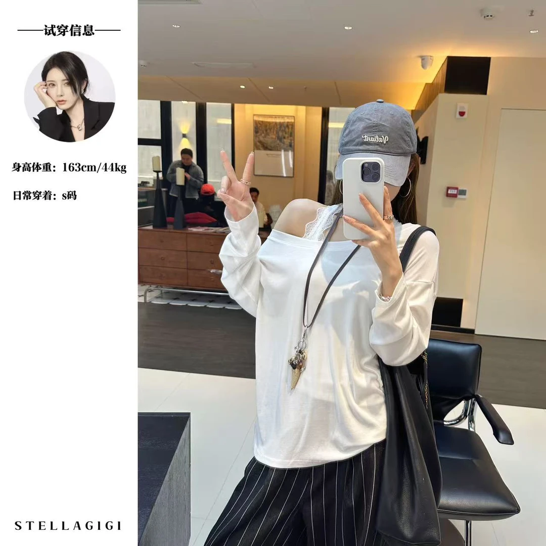 SG / 杨依姗 SS简约即高级 慵懒感防嗮罩衫+蕾丝吊带T-20250719