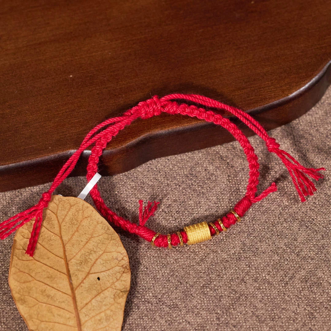 非遗好物分享【歪歪】（素金）雅臻*倍倍加手绳*18K镶嵌N49770