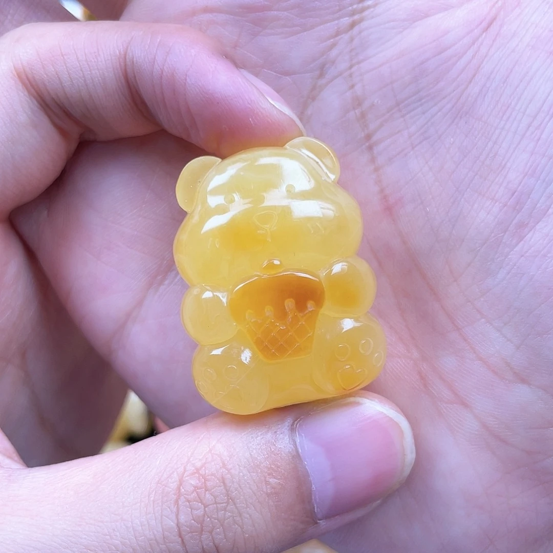 琥珀裸石未镶嵌蜜蜡